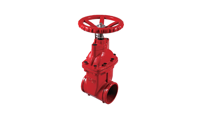 Grooved Resilient-seated Gate Valve with Gatage(Non-rising Stem) 0