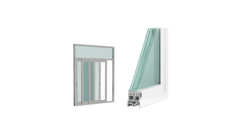 推拉门80隔热系列整体门窗