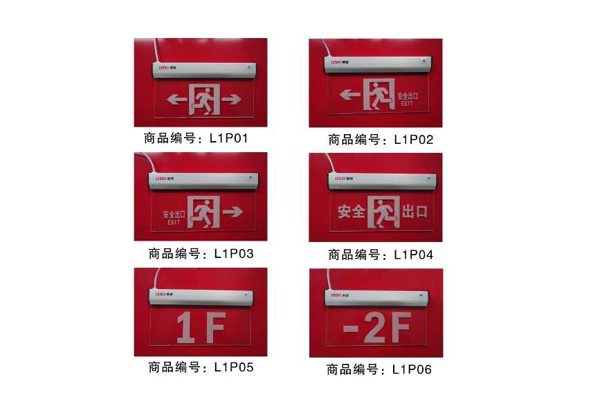 LS-BLZD-2LROE I 2W-L1型消防应急标志灯（双面）