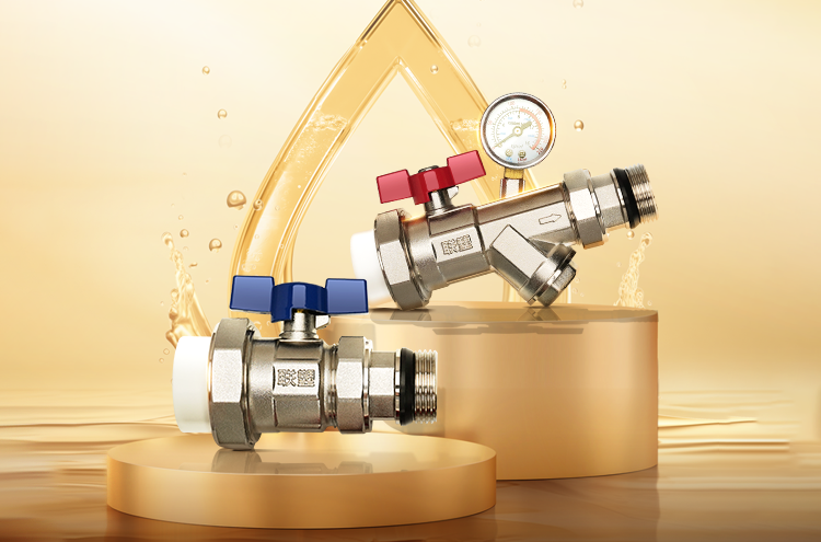 (家装)采暖用黄铜过滤器套阀（蝶柄）